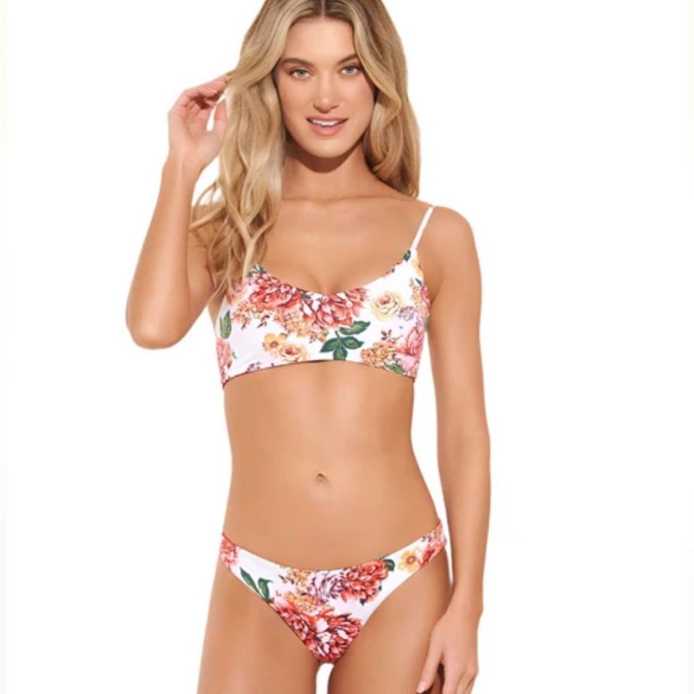Maaji Carnation Lanai Sporty bikini Bottom 2XL NWT $69